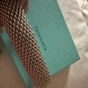 Tiffany silver mesh bracelet. New, never worn.